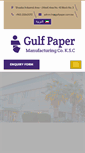 Mobile Screenshot of gulfpaper.com